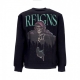 felpa girocollo uomo rockin crewneck BLACK