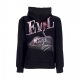 felpa cappuccio uomo tears hoodie BLACK