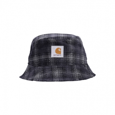 cappello da pescatore uomo cord bucket hat WILEY CHECK/VULCAN