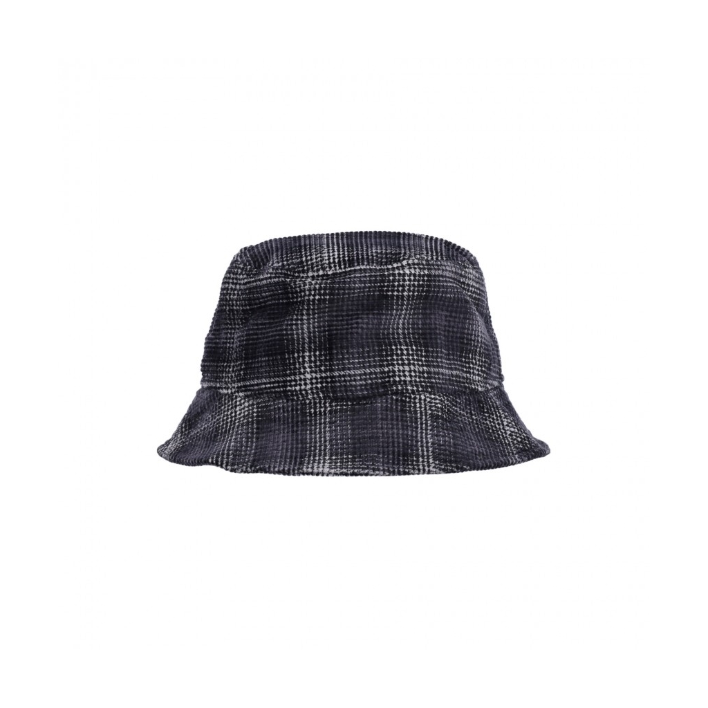 cappello da pescatore uomo cord bucket hat WILEY CHECK/VULCAN