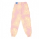 pantalone tuta leggero donna all over print jogger BLISS LILAC/ALMOST YELLOW