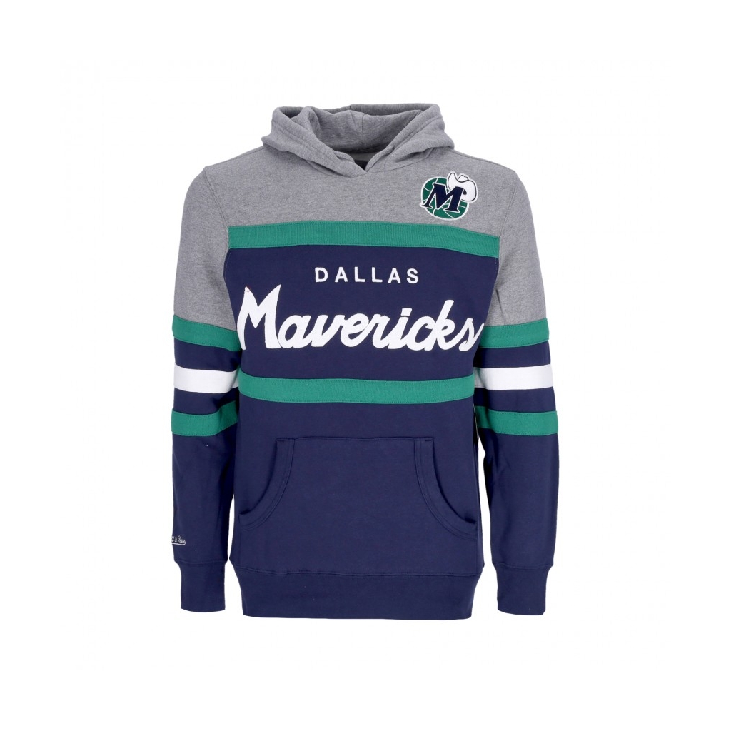 felpa cappuccio uomo nba headcoach hoodie hardwood classics dalmav NAVY