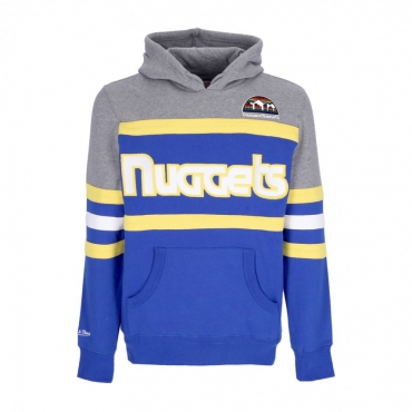 felpa cappuccio uomo nba headcoach hoodie hardwood classics dennug ROYAL