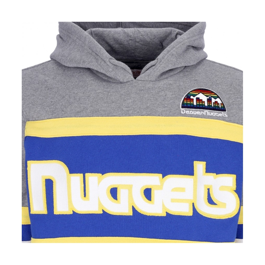 felpa cappuccio uomo nba headcoach hoodie hardwood classics dennug ROYAL