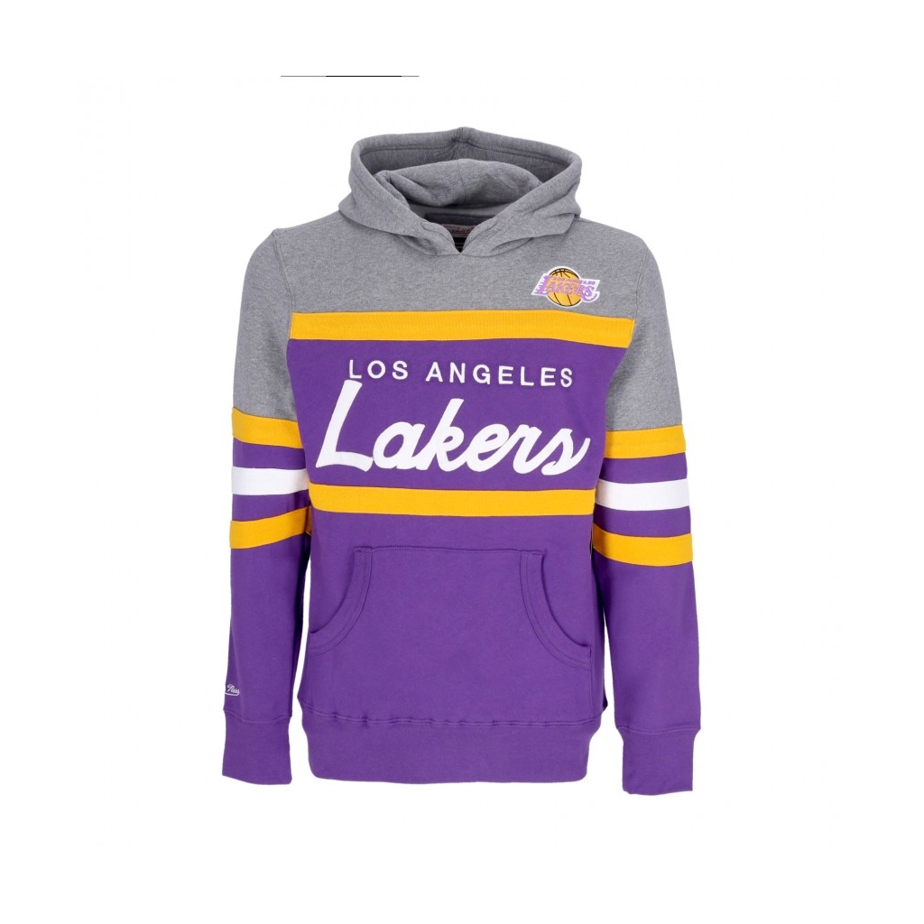 felpa cappuccio uomo nba headcoach hoodie hardwood classics loslak PURPLE