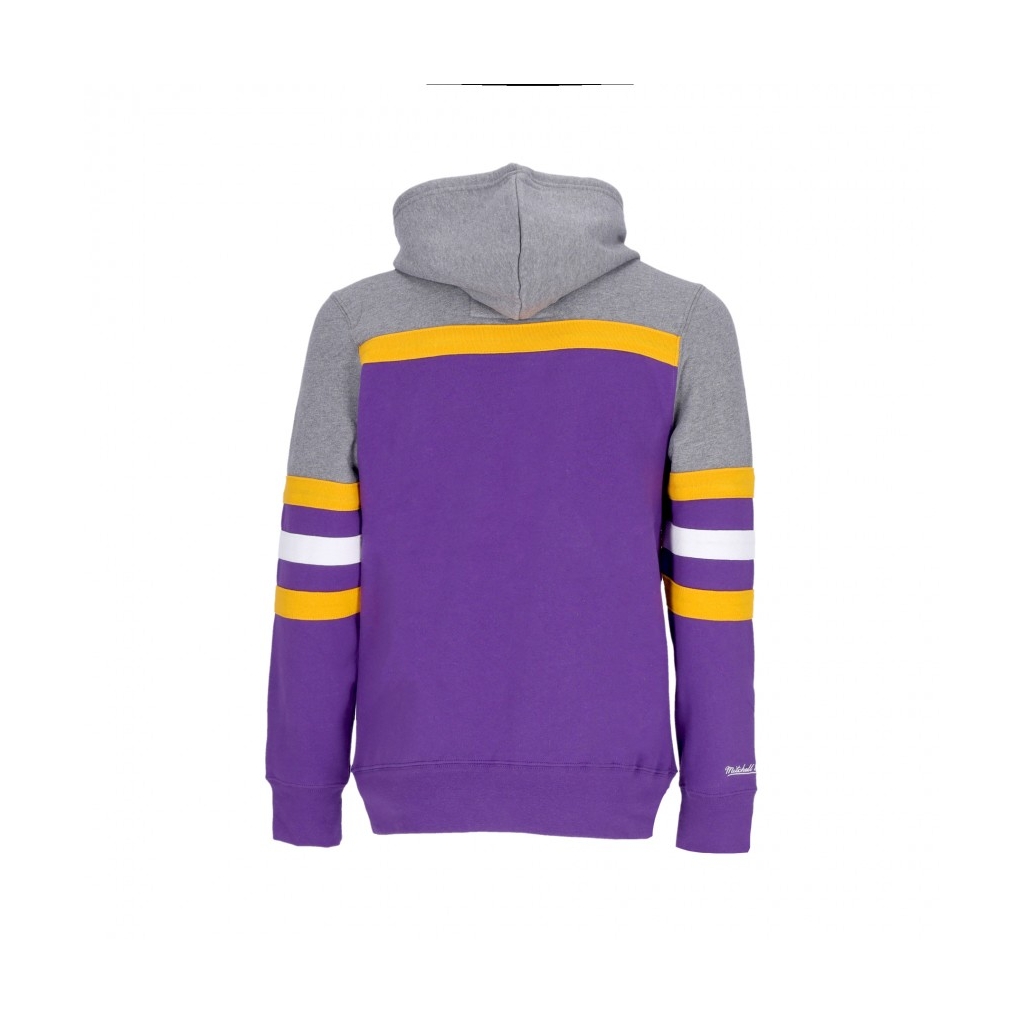 felpa cappuccio uomo nba headcoach hoodie hardwood classics loslak PURPLE