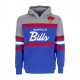 felpa cappuccio uomo nfl headcoach hoodie bufbil ROYAL