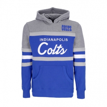 felpa cappuccio uomo nfl headcoach hoodie indcol ROYAL