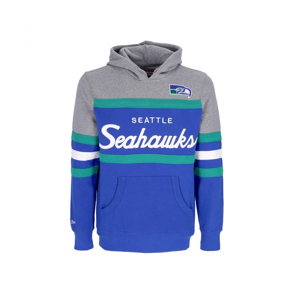 felpa cappuccio uomo nfl headcoach hoodie seasea ROYAL