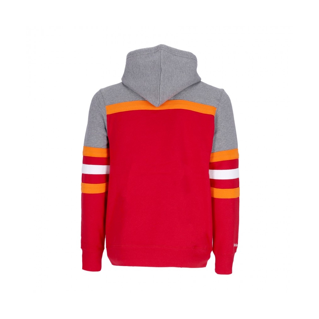 felpa cappuccio uomo nfl headcoach hoodie tambuc SCARLET