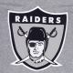 maglietta uomo nfl color blocked tee oakrai GREY HEATHER