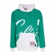 felpa cappuccio uomo nba big face hoodie 50 hardwood classics boscel GREEN