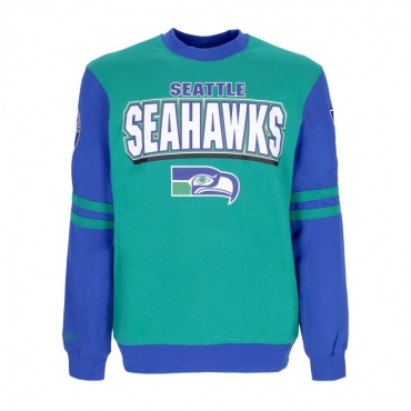 felpa girocollo uomo nfl all over crew 20 seasea KELLY GREEN