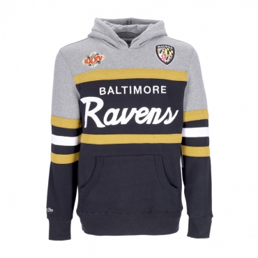 felpa cappuccio uomo nfl headcoach hoodie balrav BLACK