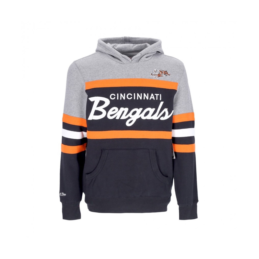 felpa cappuccio uomo nfl headcoach hoodie cinben BLACK