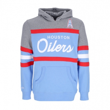 felpa cappuccio uomo nfl headcoach hoodie houoil LIGHT BLUE