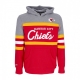 felpa cappuccio uomo nfl headcoach hoodie kanchi SCARLET