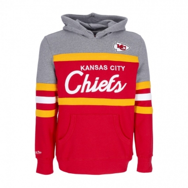 felpa cappuccio uomo nfl headcoach hoodie kanchi SCARLET