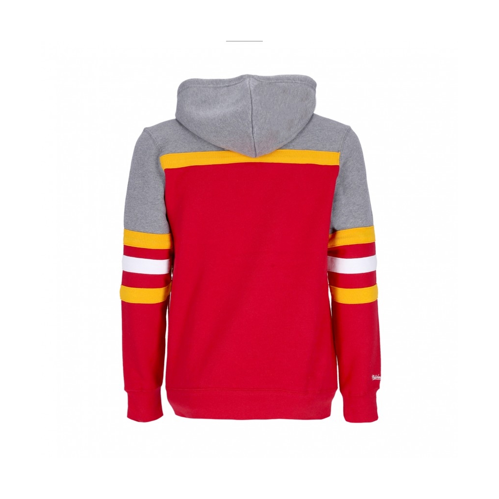 felpa cappuccio uomo nfl headcoach hoodie kanchi SCARLET
