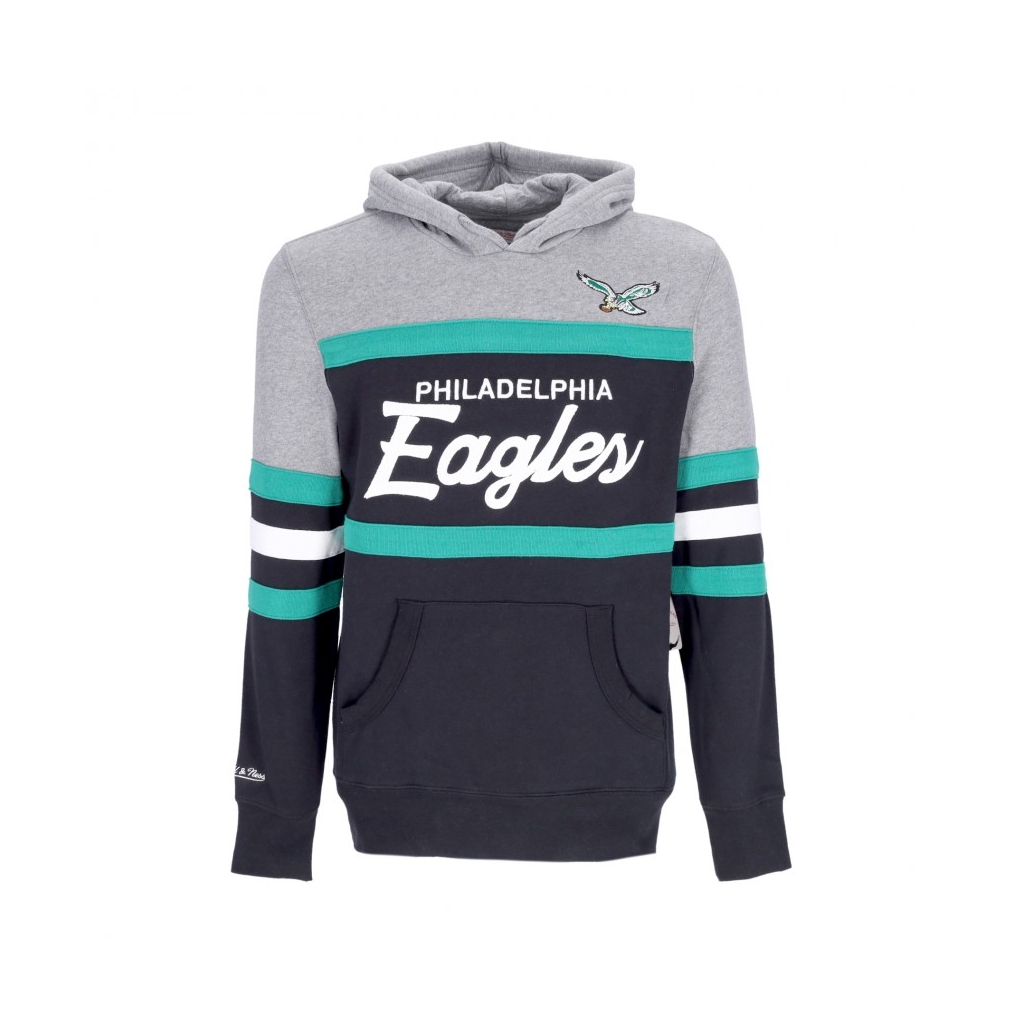 felpa cappuccio uomo nfl headcoach hoodie phieag BLACK