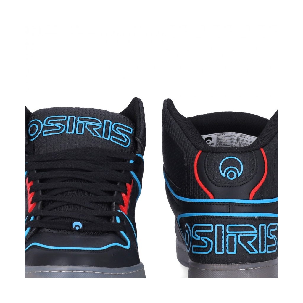 scarpe skate uomo nyc 83 clk BLACK/TRON/BLUE