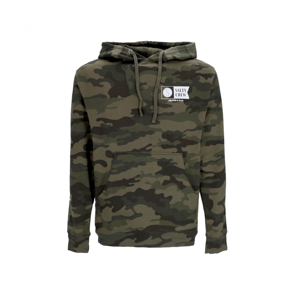 felpa cappuccio uomo alpha fleece CAMO