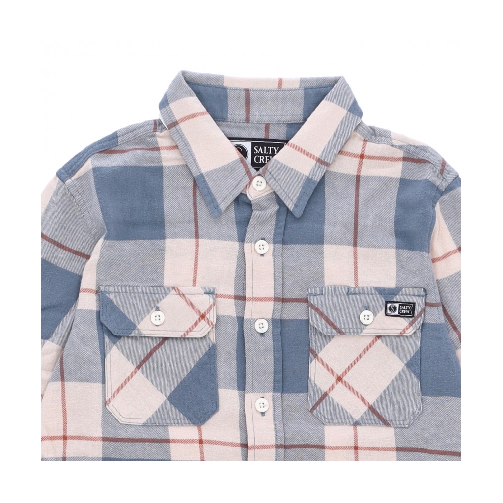 camicia manica lunga ragazzo first light boys l/s flannel NATURAL