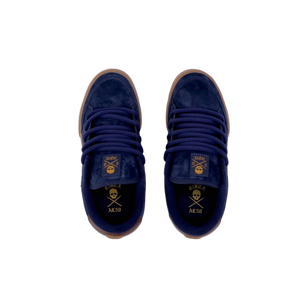 scarpe skate uomo lopez 50 NAVY/GUM/PIG SUEDE