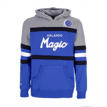felpa cappuccio uomo nba headcoach hoodie hardwood classics orlmag ROYAL