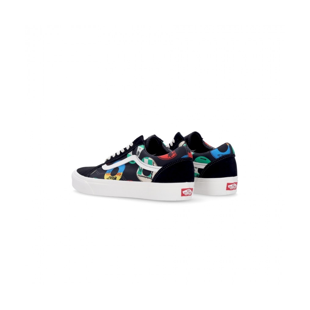 scarpa bassa uomo old skool vans stacks BLACK/MULTI