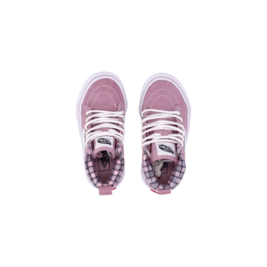 scarpa alta bambina sk8-hi mte-1 PLAID LILAS