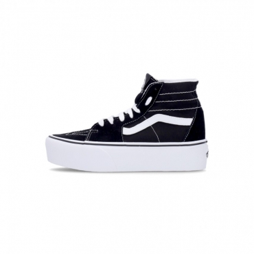 scarpa alta donna sk8-hi tapered stackform BLACK/TRUE WHITE