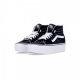 scarpa alta donna sk8-hi tapered stackform BLACK/TRUE WHITE