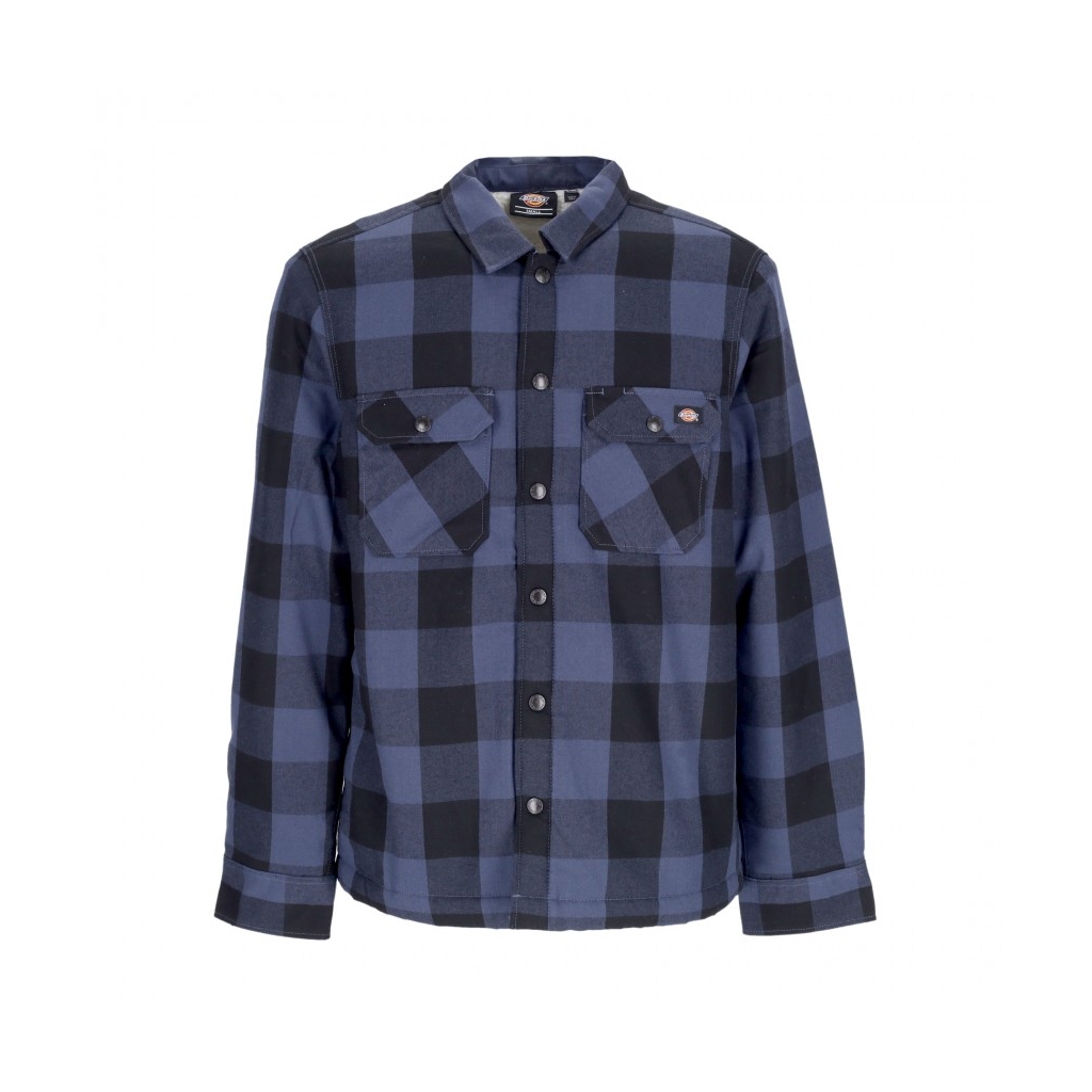 camicia imbottita uomo lined sacramento NAVY BLUE