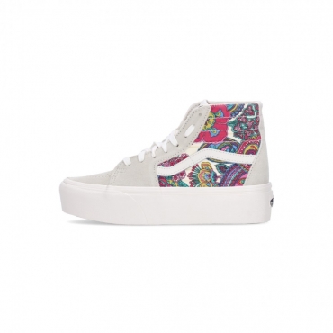 scarpa alta donna sk8-hi tapered stackform PAISLEY BLOOM TURTLEDOVE