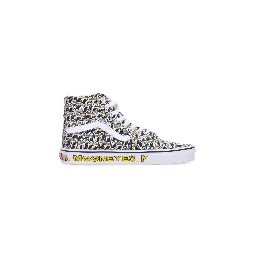 scarpa alta uomo sk8-hi mooneyes TRUE WHITE/YELLOW