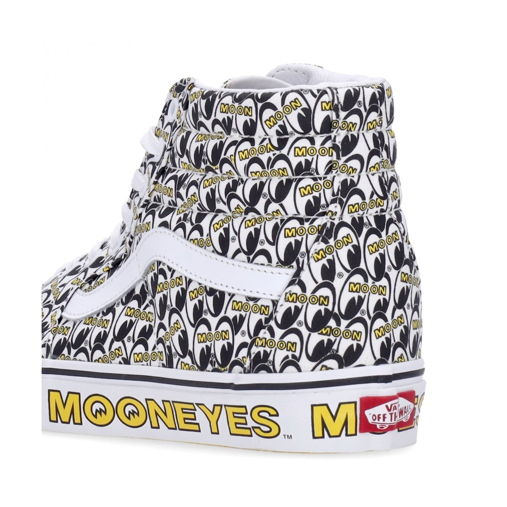 scarpa alta uomo sk8-hi mooneyes TRUE WHITE/YELLOW