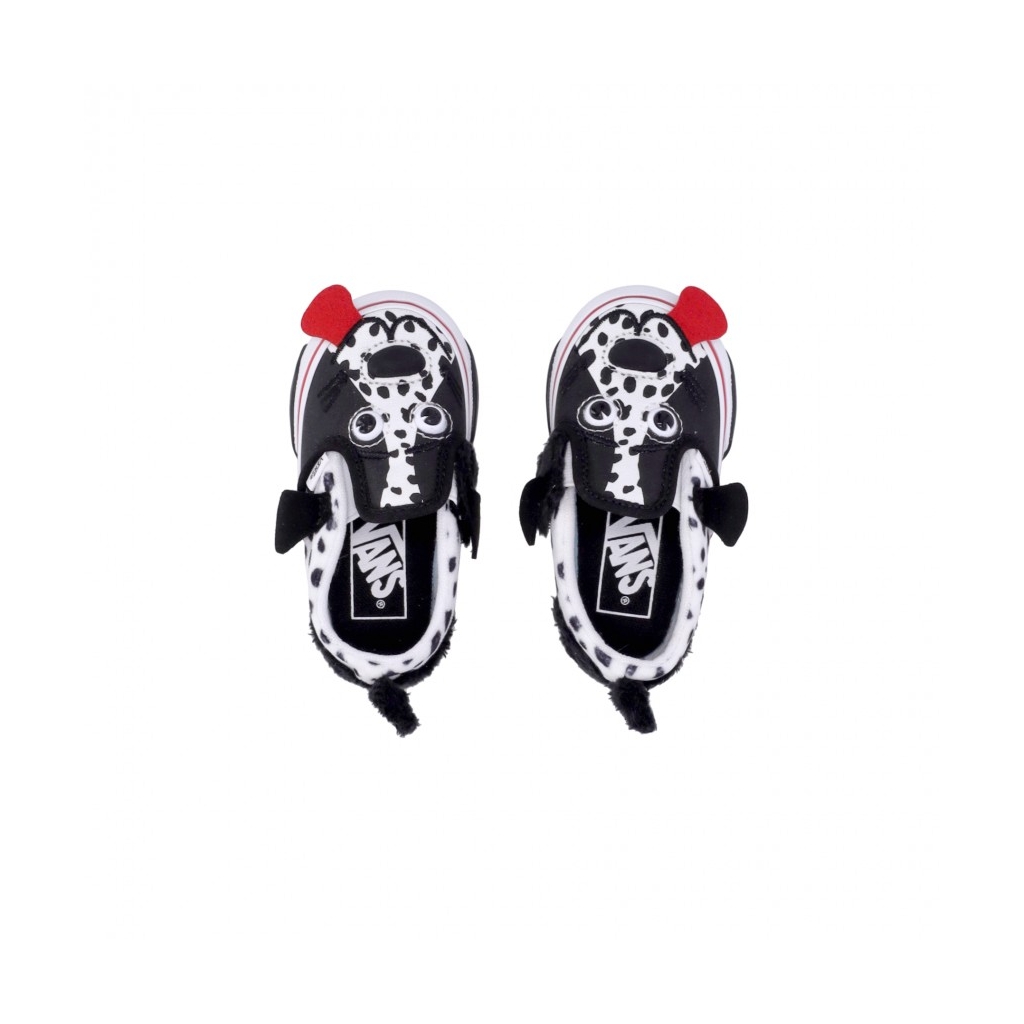 scarpa bassa bambino dog slip-on v dalmatian BLACK/TRUE WHITE