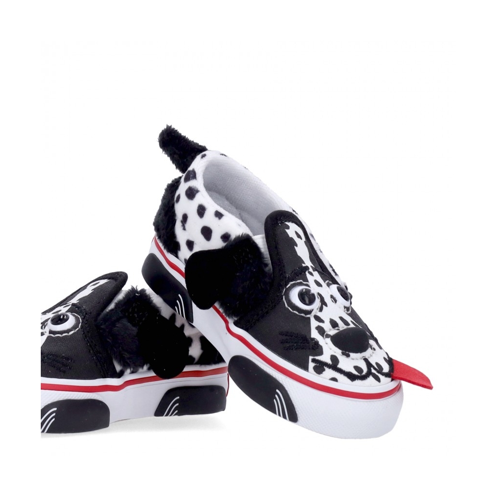 scarpa bassa bambino dog slip-on v dalmatian BLACK/TRUE WHITE
