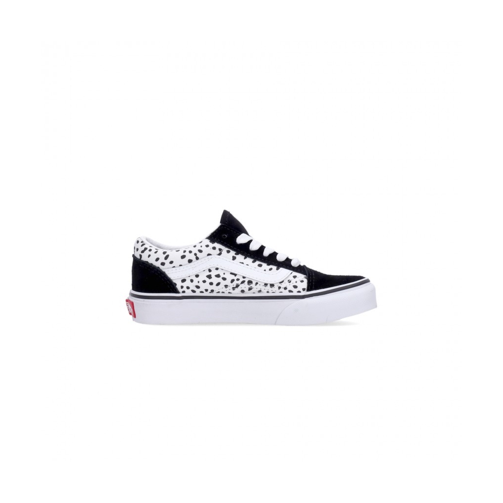 scarpa bassa bambina old skool dalmatian BLACK/TRUE WHITE