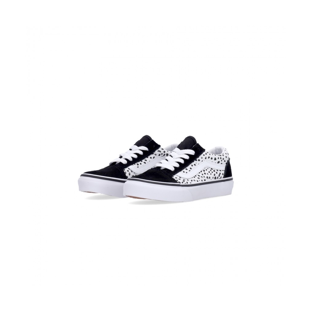 scarpa bassa bambina old skool dalmatian BLACK/TRUE WHITE