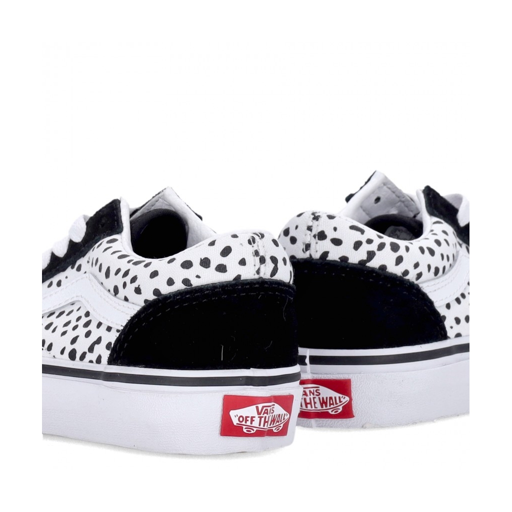 scarpa bassa bambina old skool dalmatian BLACK/TRUE WHITE