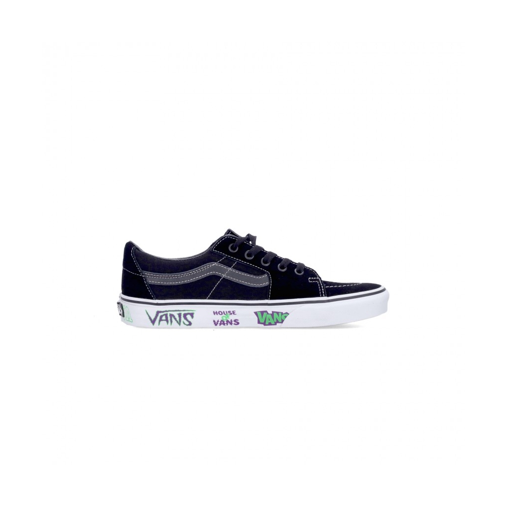 scarpa bassa uomo sk8-low live at hov BLACK/WHITE