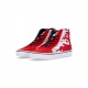 scarpa alta ragazzo sk8-hi zip ferocious flame RACING RED/BLACK