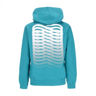 felpa cappuccio uomo ribs hoodie PETROL