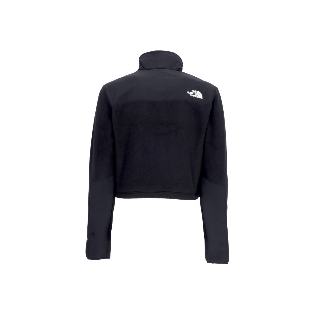 giubbotto pile donna w denali crop BLACK