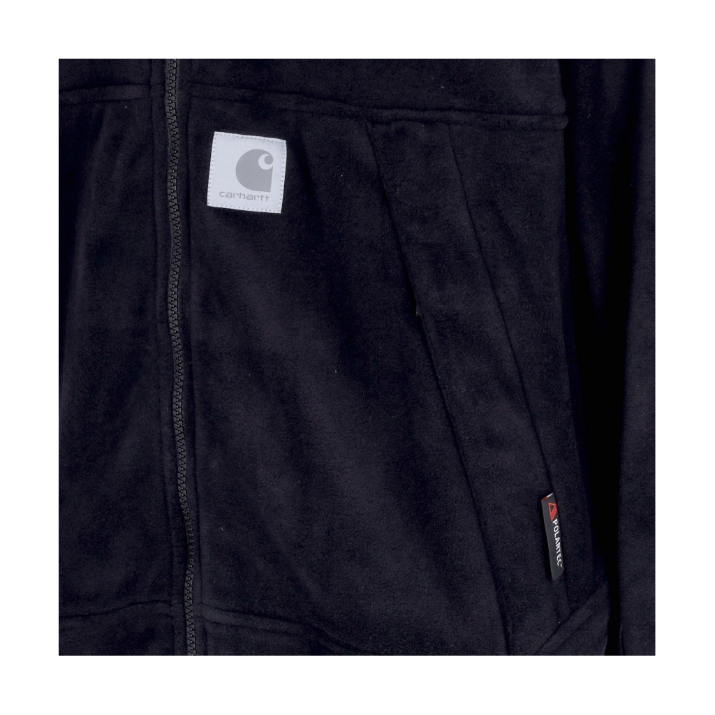 giubbotto pile uomo south jacket BLACK/BLACK
