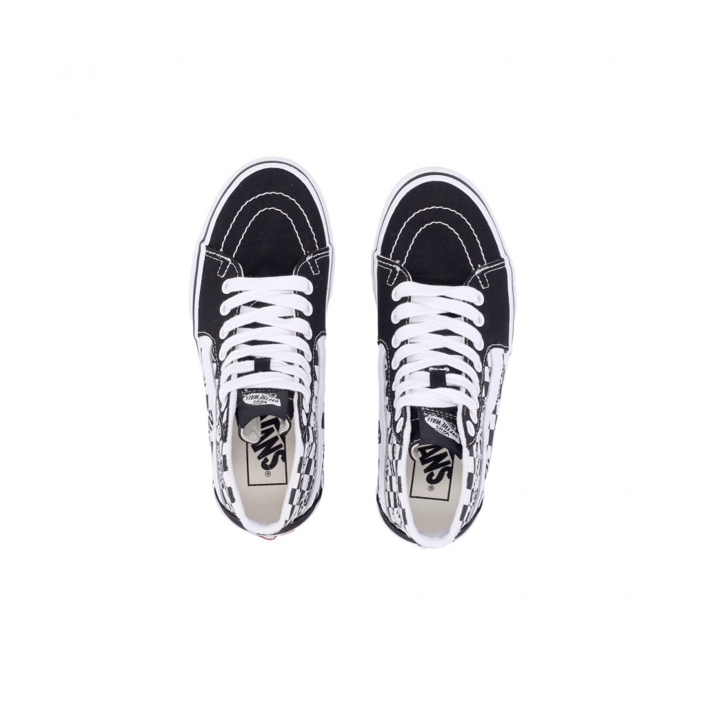 scarpa alta donna sk8-hi tapered stackform BLACK/TRUE WHITE