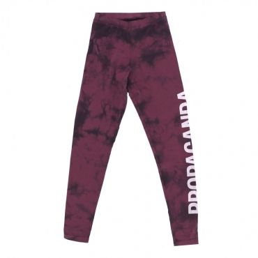 leggins donna leggins tie dye BROWN WINE