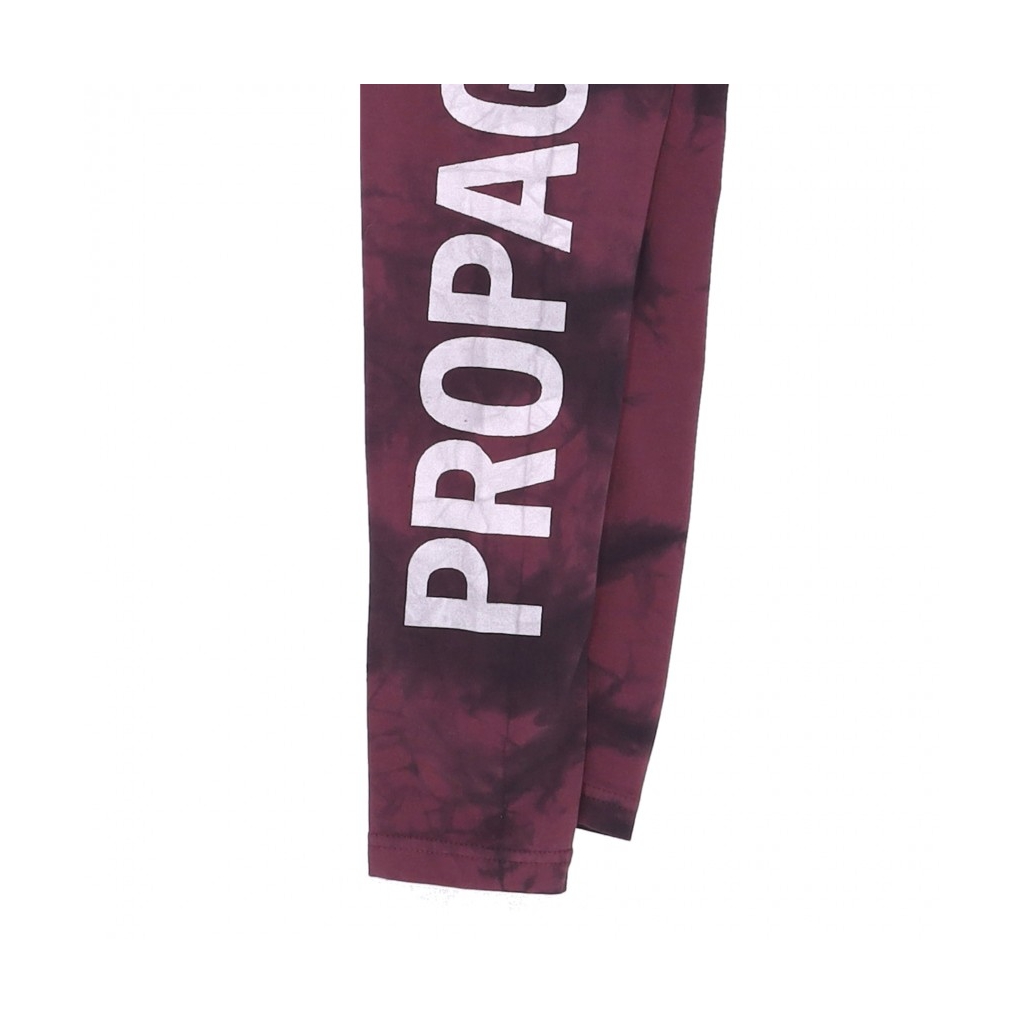 leggins donna leggins tie dye BROWN WINE